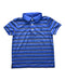 A Blue Short Sleeve Polos from Polo Ralph Lauren in size 5T for boy. (Front View)
