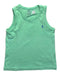 A Green Sleeveless T Shirts from Polo Ralph Lauren in size 5T for boy. (Front View)