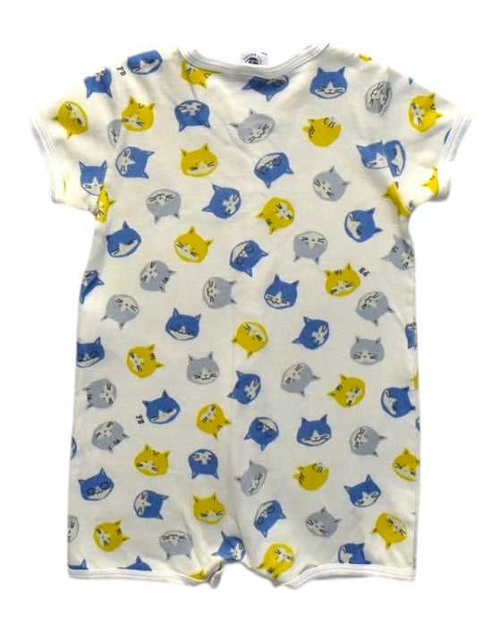 A Multicolour Short Sleeve Rompers from Petit Bateau in size 12-18M for neutral. (Back View)