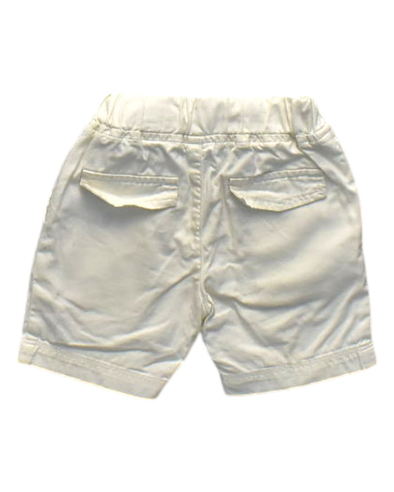 A White Shorts from Petit Bateau in size 18-24M for neutral. (Back View)