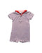 A Red Short Sleeve Rompers from Petit Bateau in size 3T for neutral. (Front View)