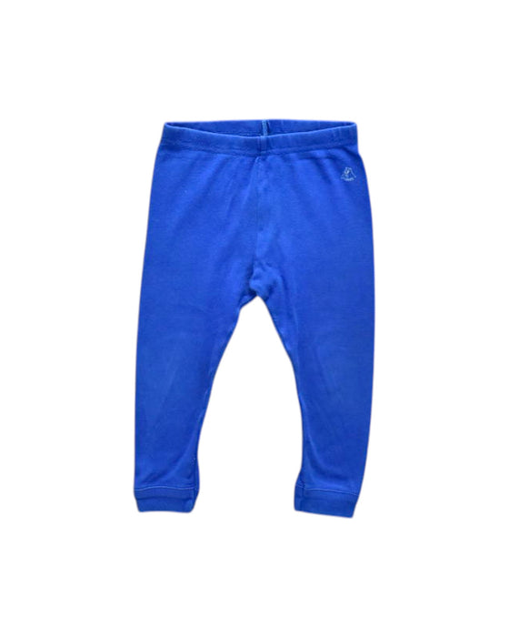 A Blue Leggings from Petit Bateau in size 12-18M for boy. (Front View)