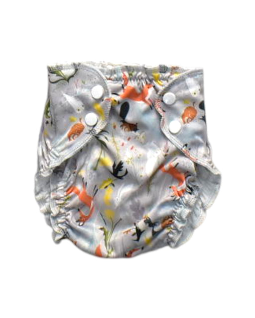 A Multicolour Cloth Diapers from Apple Cheeks in size 2T for neutral. (Front View)