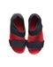 A Black Sandals from Bobux in size 3T for neutral. (Back View)