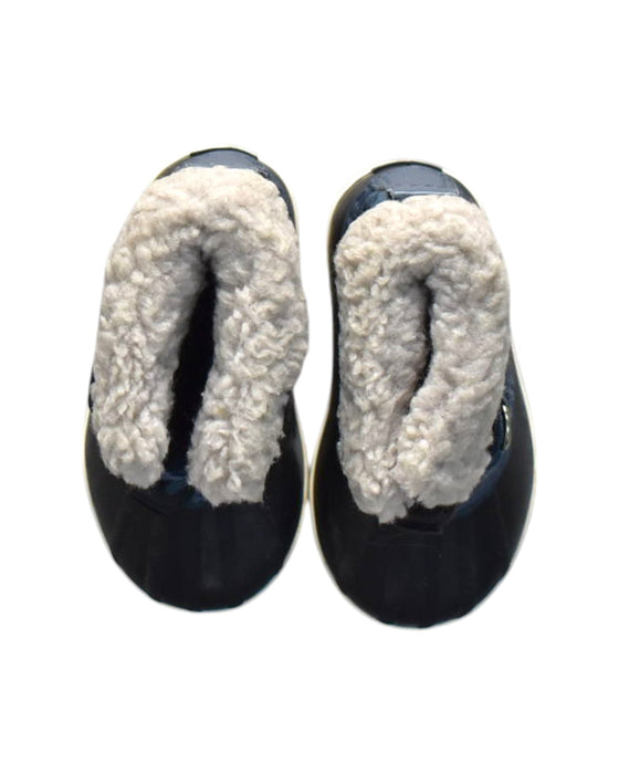 A Blue Winter Boots from Aigle in size 4T for neutral. (Back View)