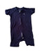 A Navy Short Sleeve Rompers from Raph and Remy in size 12-18M for neutral. (Front View)