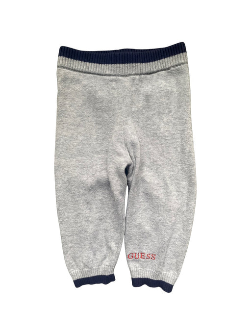 A Grey Casual Pants from Guess in size 6-12M for boy. (Front View)