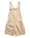 A Multicolour Overall Shorts from Petit Bateau in size 12Y for girl. (Front View)