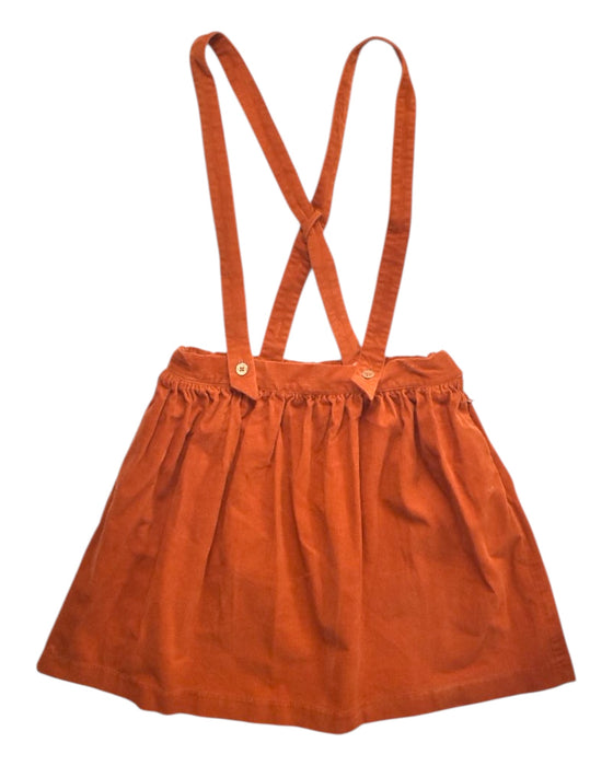 A Orange Overall Dresses from Chateau de Sable in size 14Y for girl. (Front View)