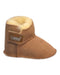 A Brown Booties from UGG in size 6-12M for neutral. (Front View)