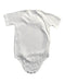 A White Short Sleeve Bodysuits from Mori in size 12-18M for boy. (Back View)
