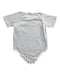 A Grey Short Sleeve Bodysuits from Mori in size 12-18M for boy. (Back View)