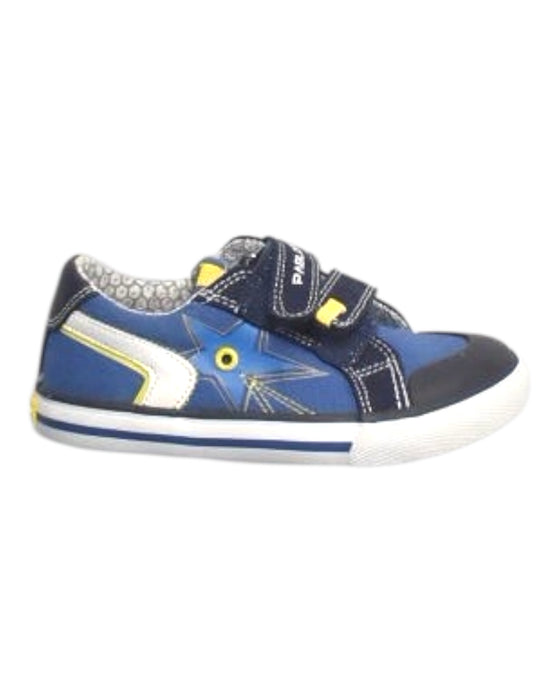 A Blue Sneakers from Pablosky in size 4T for boy. (Front View)