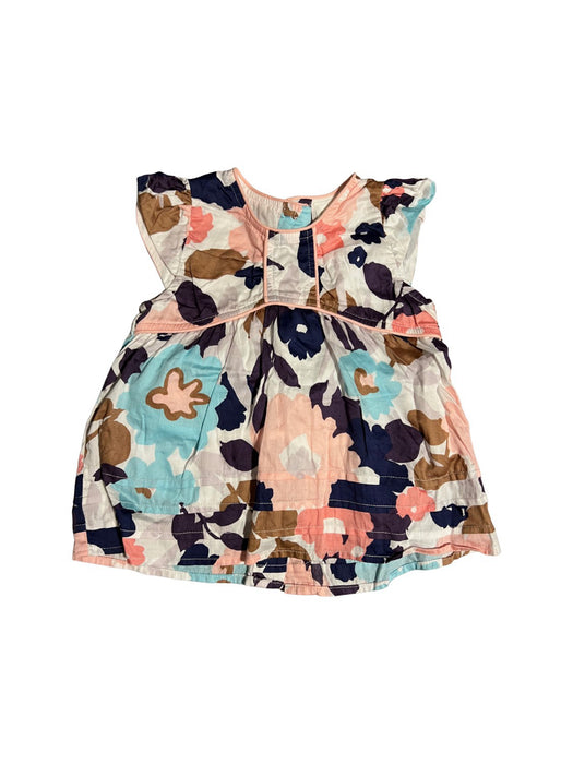 A Multicolour Short Sleeve Dresses from bloomB in size 3-6M for girl. (Front View)