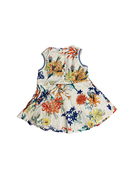 A Multicolour Sleeveless Dresses from Gingersnaps in size 3-6M for girl. (Back View)
