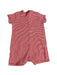 A Red Short Sleeve Rompers from Petit Bateau in size 6-12M for neutral. (Back View)