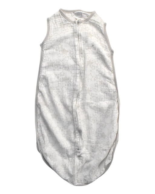 A White Sleepsacs from Swaddle Designs in size 6-12M for girl. (Front View)