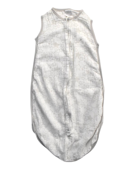 A White Sleepsacs from Swaddle Designs in size 6-12M for girl. (Front View)