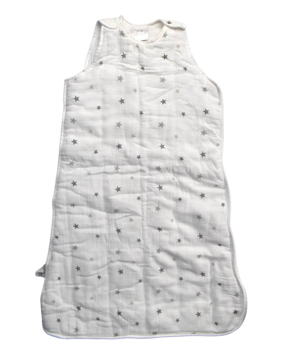 A White Sleepsacs from Aden & Anais in size 18-24M for girl. (Front View)