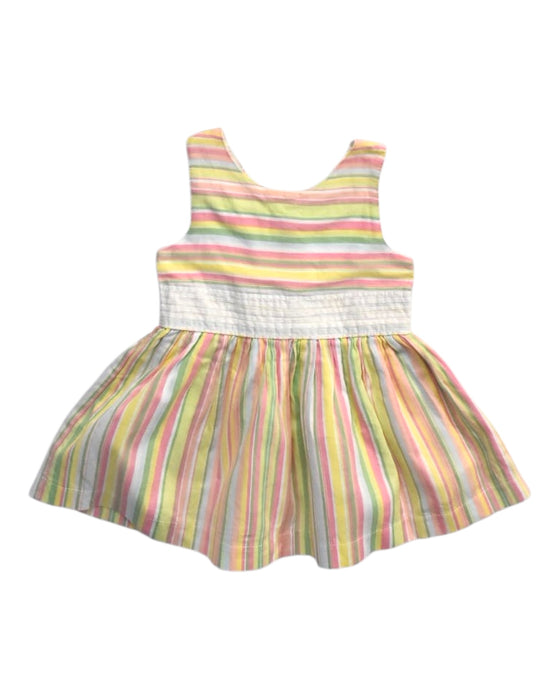 A Multicolour Sleeveless Dresses from bloomB in size 3-6M for girl. (Front View)