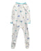 A White Onesies from Kyte Baby in size 6-12M for boy. (Back View)