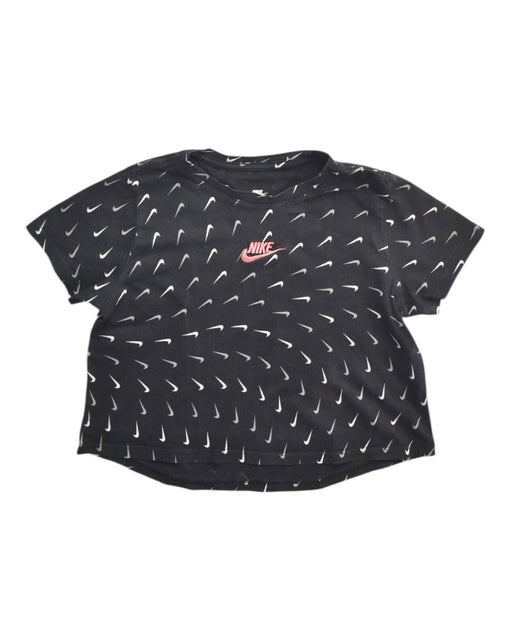 A Black Short Sleeve T Shirts from Nike in size 6T for boy. (Front View)