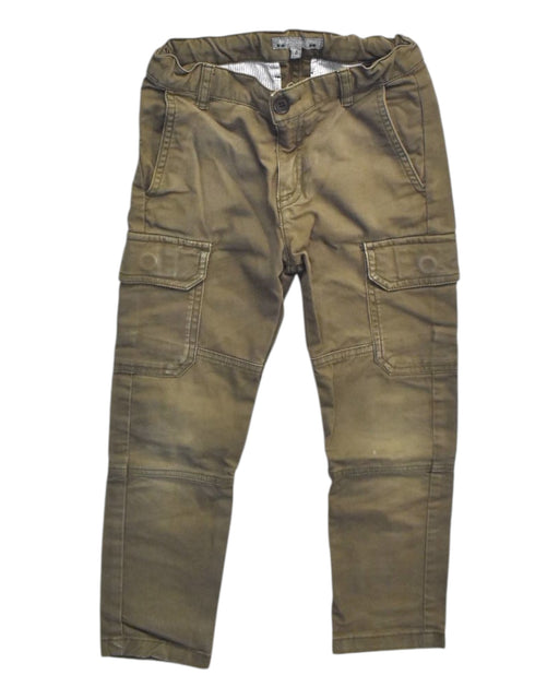 A Brown Casual Pants from Bonpoint in size 4T for boy. (Front View)