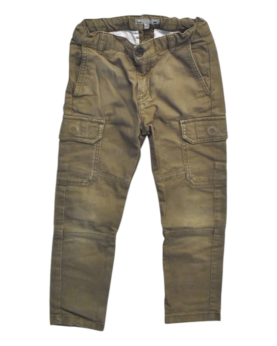 A Brown Casual Pants from Bonpoint in size 4T for boy. (Front View)