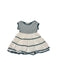 A White Short Sleeve Dresses from Château de Sable in size 12-18M for girl. (Front View)