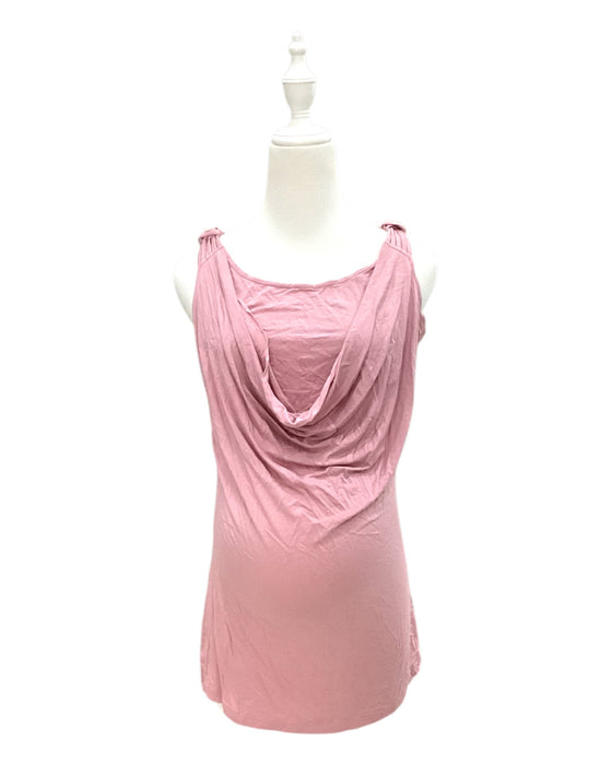 A Pink Sleeveless Tops from Annee Matthew in size Maternity-S for maternity. (Front View)