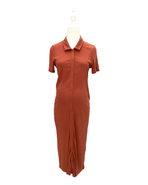 A Orange Short Sleeve Dresses from Jump Eat Cry in size Maternity-S for maternity. (Front View)