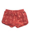 A Red Shorts from Tea in size 8Y for girl. (Back View)