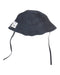 A Navy Sun Hats from Petit Bateau in size 3-6M for boy. (Front View)