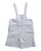 A Blue Overall Shorts from Tartine et Chocolat in size 3-6M for boy. (Back View)