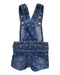 A Navy Overall Shorts from DKNY in size 6-12M for boy. (Back View)