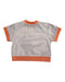 A Grey Buttoned Sweatshirts from Chateau de Sable in size 3-6M for boy. (Back View)