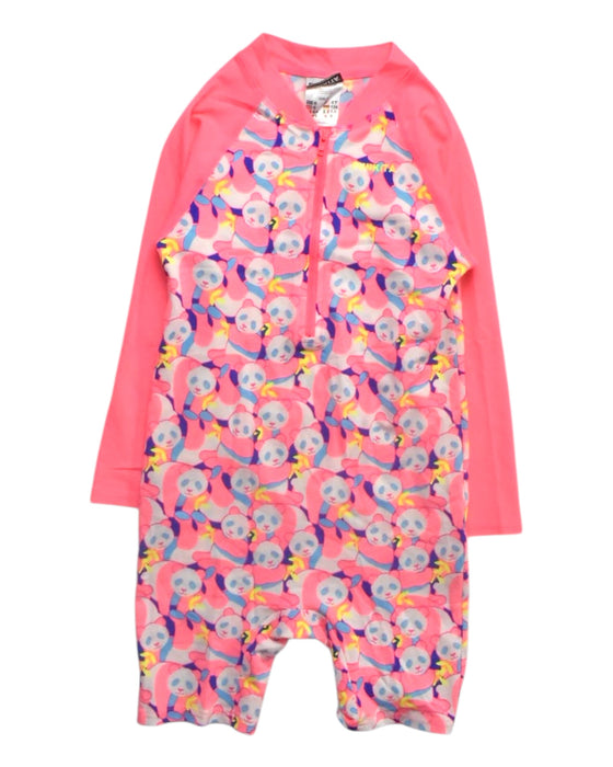 A Multicolour Rash Guards from Funkita in size 6T for girl. (Front View)