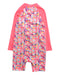 A Multicolour Rash Guards from Funkita in size 6T for girl. (Back View)