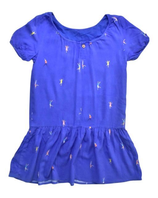 A Blue Short Sleeve Dresses from Chubby Chubby in size 7Y for girl. (Front View)