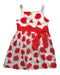 A Red Sleeveless Dresses from Janie & Jack in size 4T for girl. (Front View)