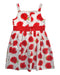 A Red Sleeveless Dresses from Janie & Jack in size 4T for girl. (Back View)