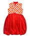 A Red Sleeveless Dresses from Little Qipao in size 9Y for girl. (Front View)