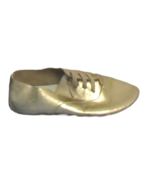 A Gold Sneakers from anothersole in size 7Y for girl. (Front View)