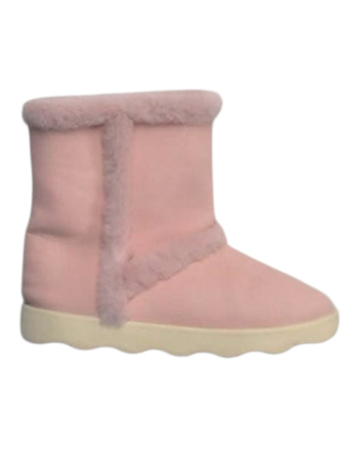 A Pink Booties from Charles & Keith in size 7Y for girl. (Front View)