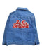 A Blue Lightweight Jackets from Seed in size 4T for girl. (Back View)