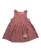 A Pink Sleeveless Dresses from Miki House in size 3T for girl. (Front View)