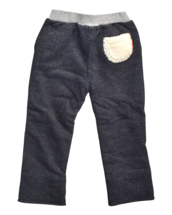 A Black Casual Pants from Miki House in size 3T for girl. (Back View)