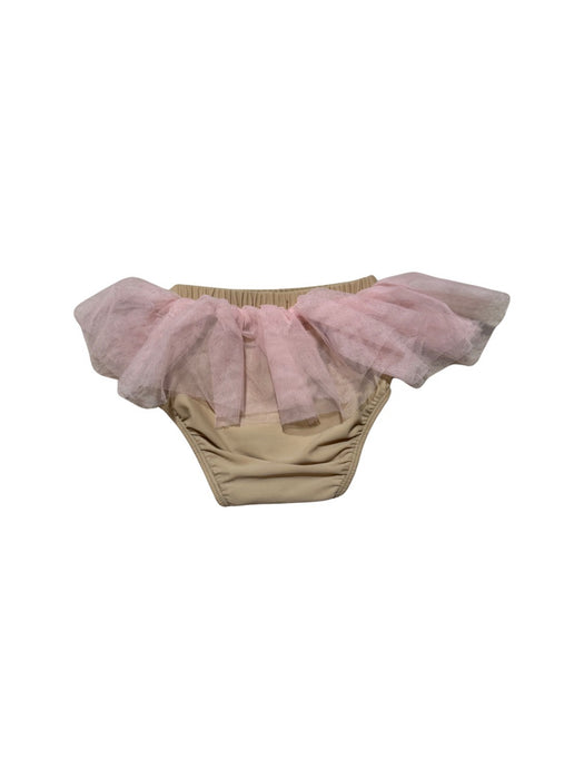 A Beige Bloomers from Mudpie in size 12-18M for girl. (Back View)