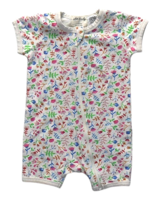 A Multicolour Short Sleeve Rompers from Wilson & Frenchy in size 6-12M for girl. (Front View)