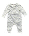 A White Onesies from Seed in size 0-3M for neutral. (Front View)